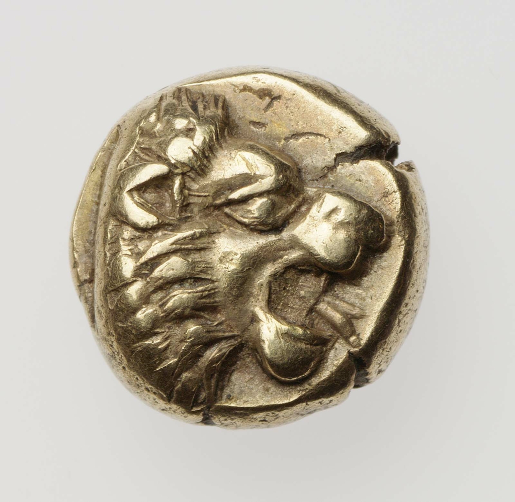 6 stater of Mytilene with head of lion 480–430 B.C.
