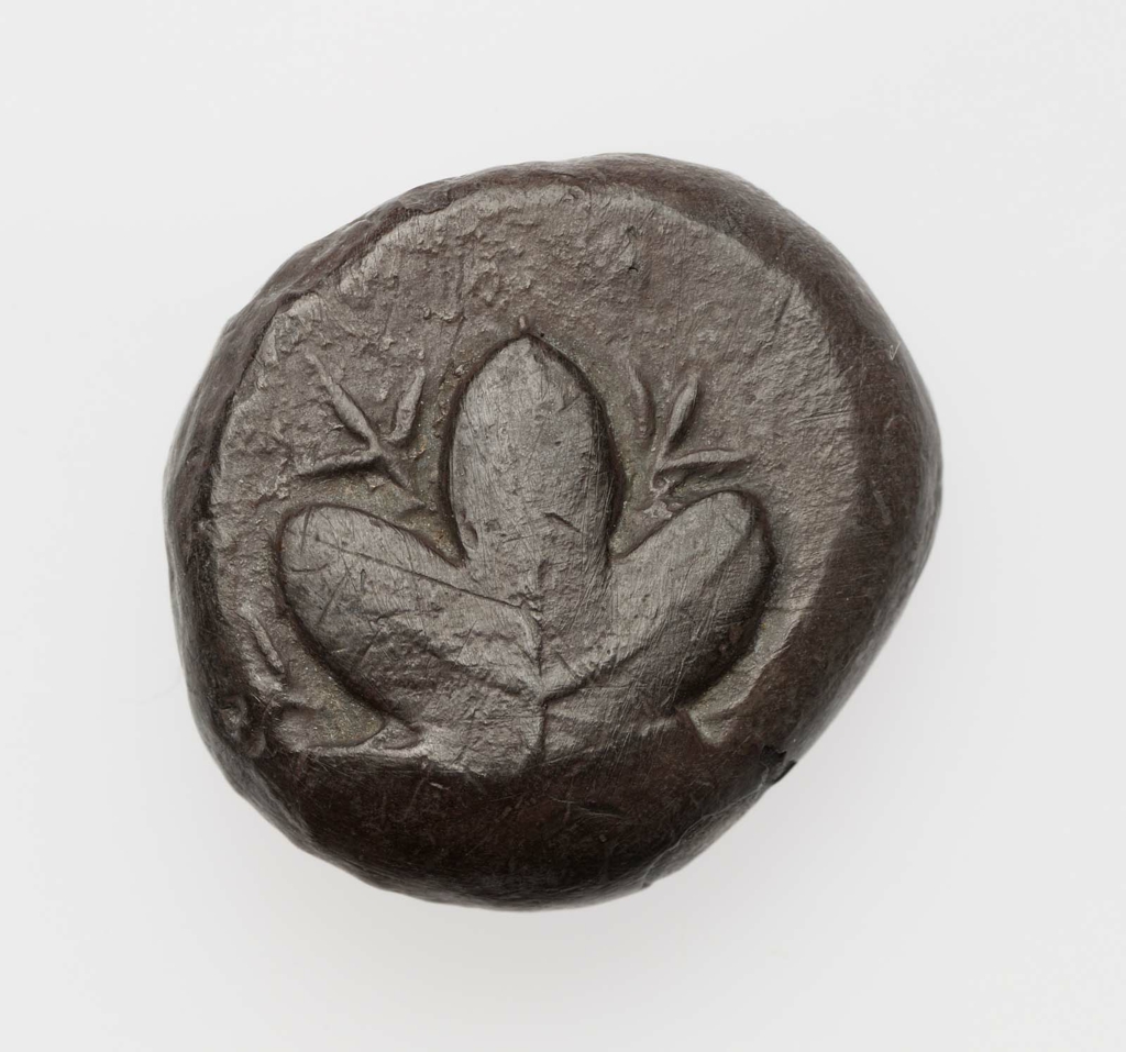 Stater of Kamiros with fig leaf 500–408 B.C.
