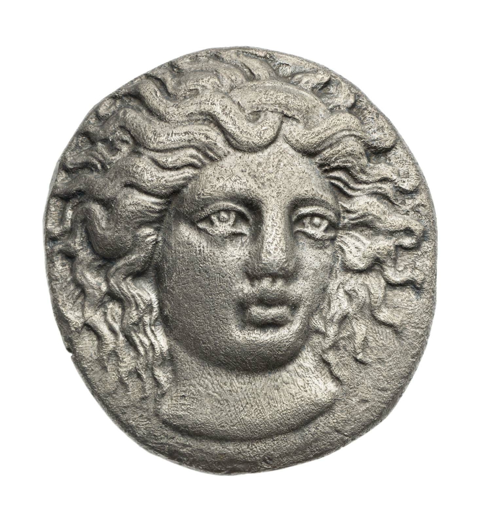 Stater of Phistelia with head of nymph 380–350 B.C.