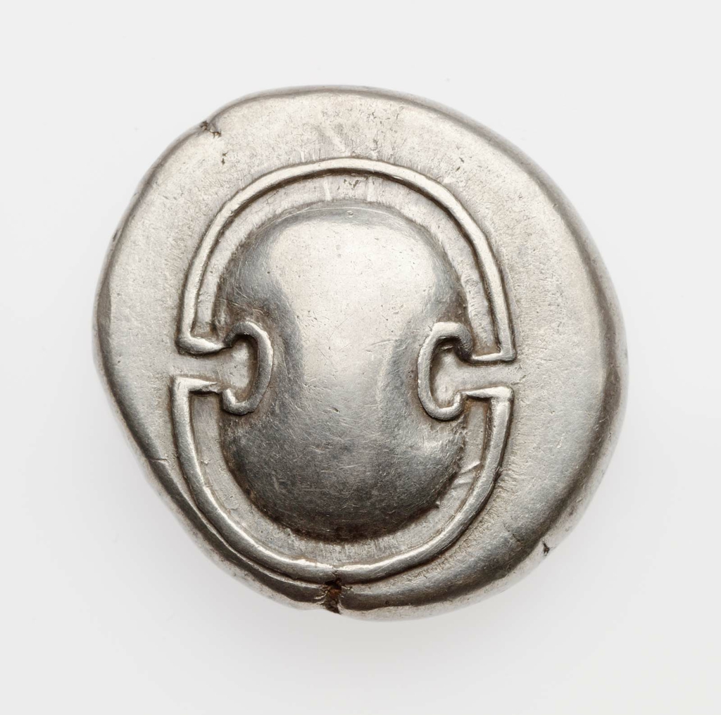 Stater of Thespiai about 387–374 B.C.